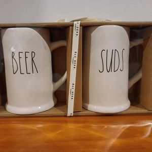 Rae Dunn Beer And Suds Steins Pint Size 2020